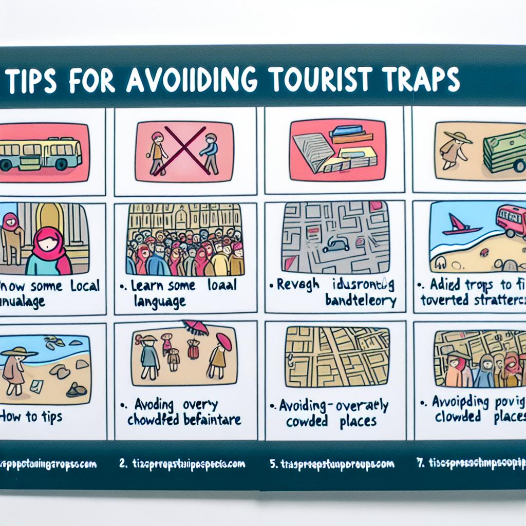 De bästa tipsen för att undvika turistfällor