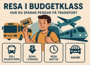 Resa i budgetklass: Hur du sparar pengar på transport