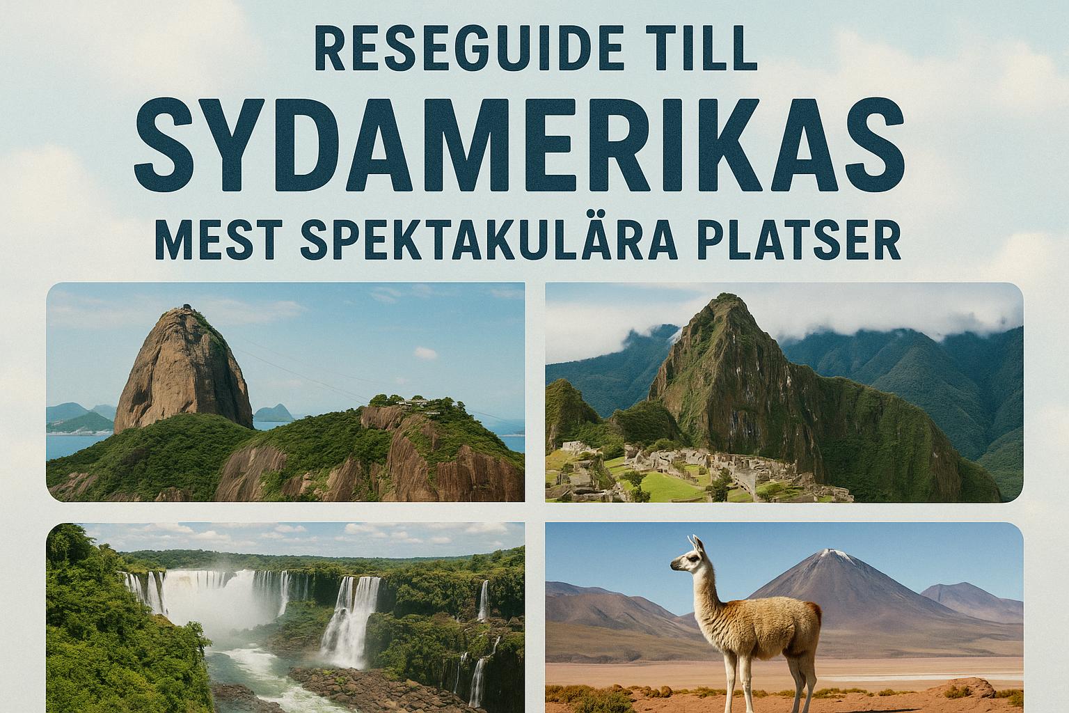 Reseguide till Sydamerikas mest spektakulära platser