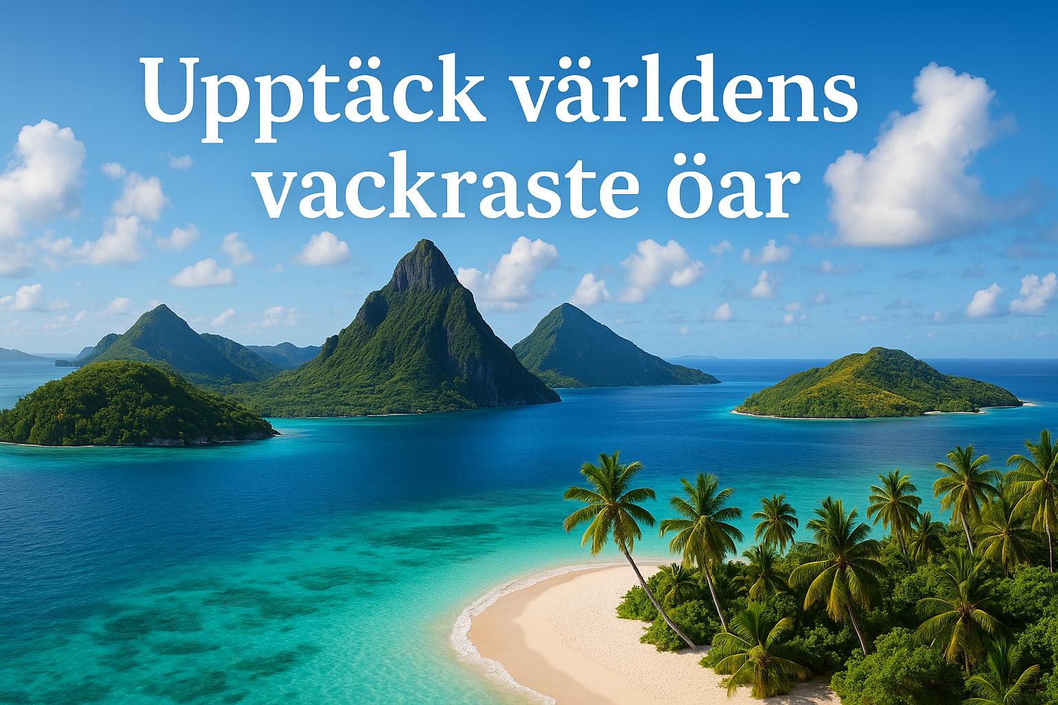 Upptäck världens vackraste öar