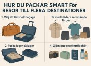 Hur du packar smart för resor till flera destinationer